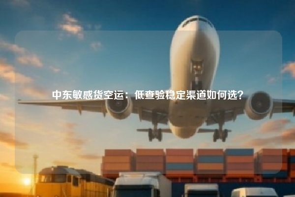 中东敏感货空运：低查验稳定渠道如何选？