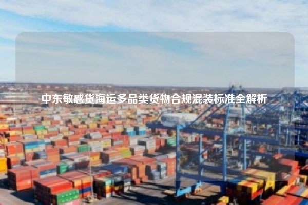 中东敏感货海运多品类货物合规混装标准全解析