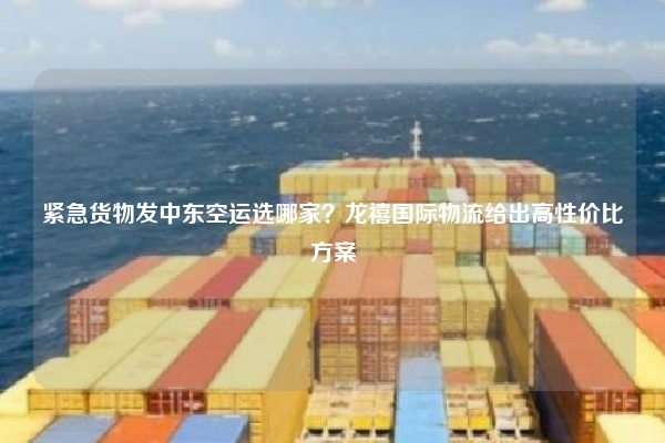紧急货物发中东空运选哪家？龙禧国际物流给出高性价比方案