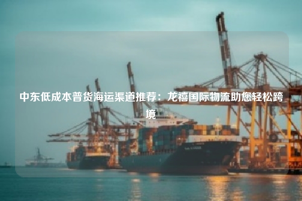 中东低成本普货海运渠道推荐：龙禧国际物流助您轻松跨境