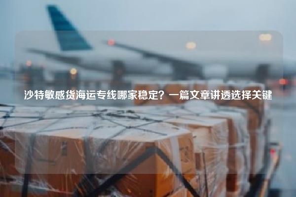 沙特敏感货海运专线哪家稳定？一篇文章讲透选择关键