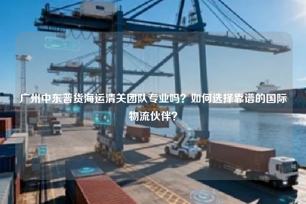 广州中东普货海运清关团队专业吗？如何选择靠谱的国际物流伙伴？