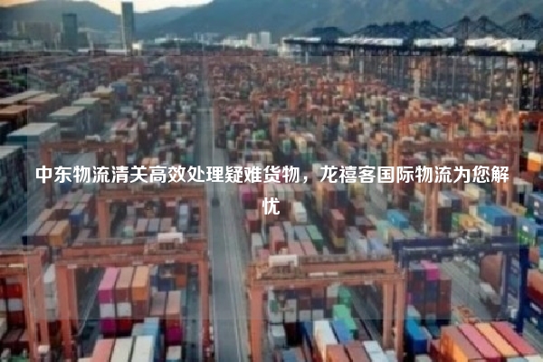 中东物流清关高效处理疑难货物，龙禧客国际物流为您解忧