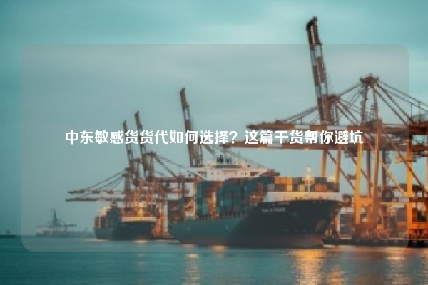 中东敏感货货代如何选择？这篇干货帮你避坑